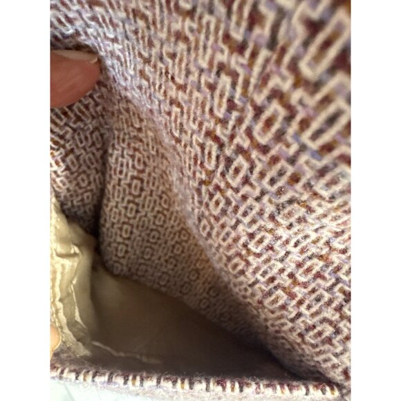 Petite Sophisticate Wool Blend Red & White Pattern Blazer Jacket Size 0 - Picture 2 of 15